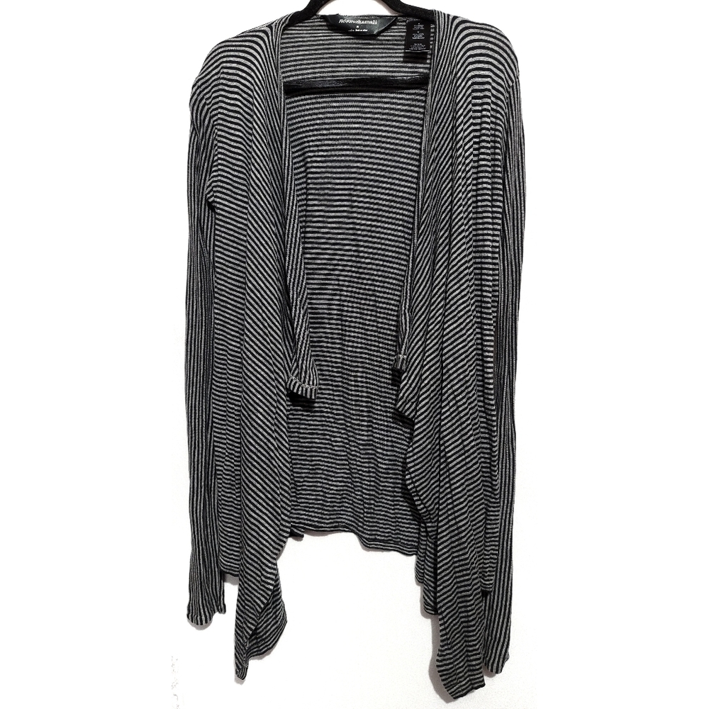 norma kamali light weight soft flowly cardigan